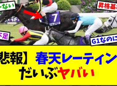 【天皇賞春2026】レーティング発表！クロワデュノールは妥当なの…？←これ【競馬】