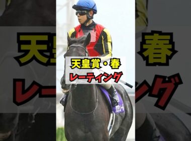 【天皇賞・春】クロワデュノールのレーティングがヤバい #shorts