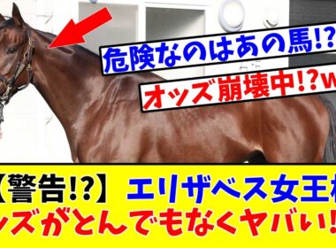 【エリザベス女王杯】【警告!?】エリザベス女王杯の前日オッズがとんでもなくヤバくない!?www