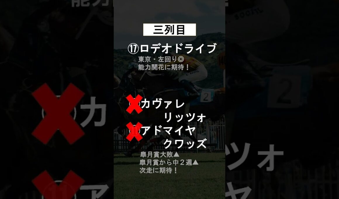2026 NHKマイルカップ#Shorts#競馬予想#競馬#nhkマイル