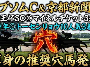 【京都新聞杯＆エプソムC】推奨穴馬発表！どちらの推奨馬もかなり人気がない穴馬！この穴馬たちでNHKマイルCへの流れを掴む！
