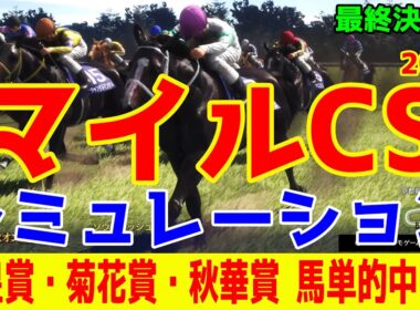 【マイルCS2025・予想】シミュレーション最終決定版 最終決断で本命にしたのはこの馬！展開・血統・追い切り・コース適正予想から導き出した勝ち馬はこの馬だ！！予想大公開！【マイルチャンピオンシップ】