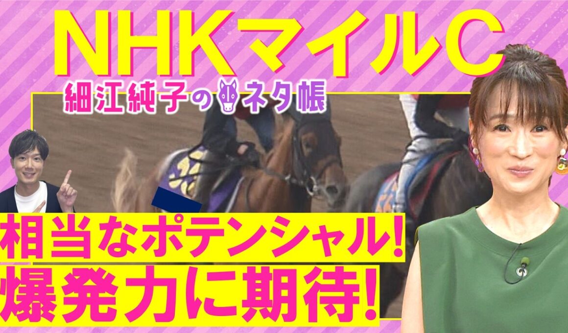 「大物感ある！デビュー戦からの変わり身あり」カヴァレリッツォ、ダイヤモンドノット、エコロアルバ・・・NHKマイルカップ(ＧⅠ)を元ジョッキーの細江さんが徹底解説！＜細江純子のネタ帳＞