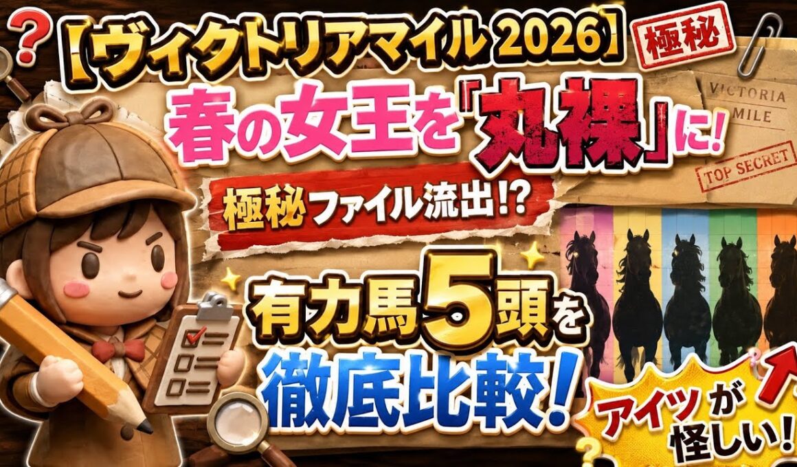 【ヴィクトリアマイル　2026】春の女王決定戦！有力馬5頭をS〜B評価でランク付け。これを見れば今週の傾向が丸わかり♡