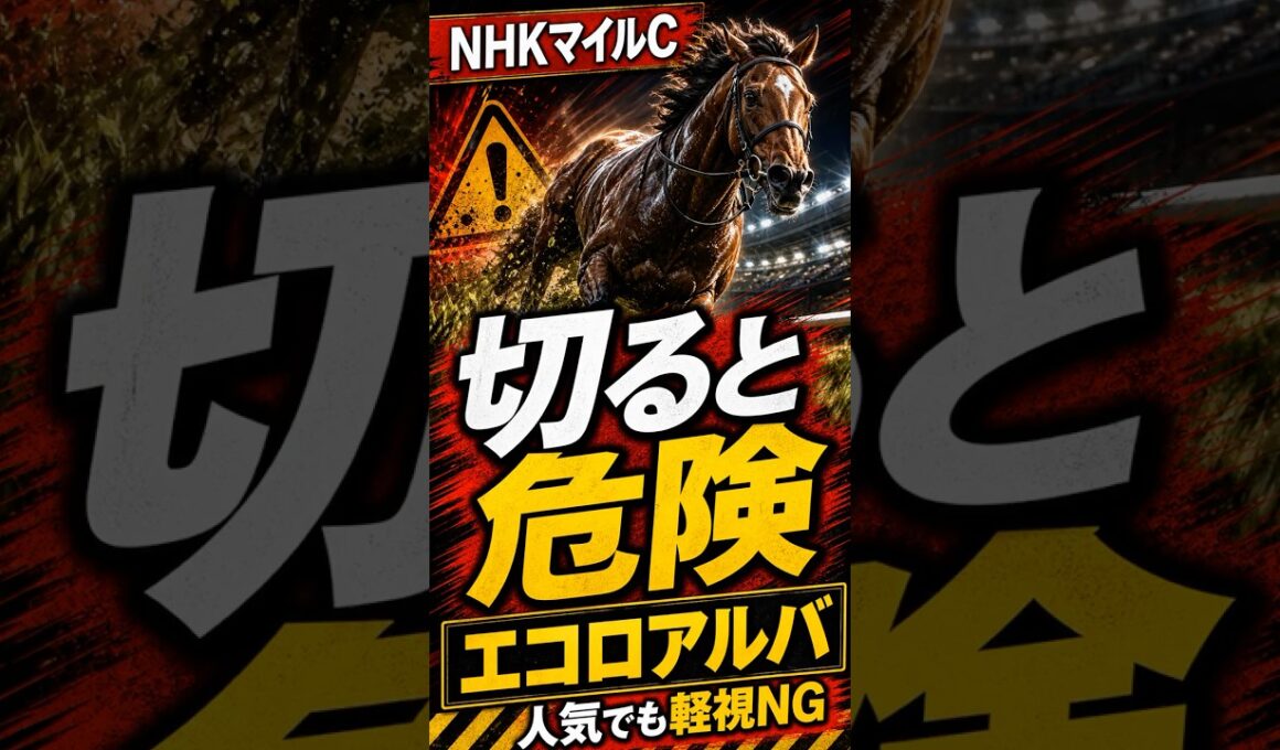 【NHKマイルC】この人気馬、切ると危ない#NHKマイルC #競馬予想 #エコロアルバ #G1予想 #競馬ショート