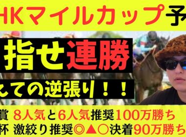 【目指せ連勝】NHKマイルカップ2026最終予想