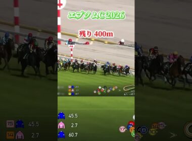 【エプソムC2026】桜花賞馬ステレンボッシュが抜け出した——その後ろにルメールがいた ハナ差の真実
