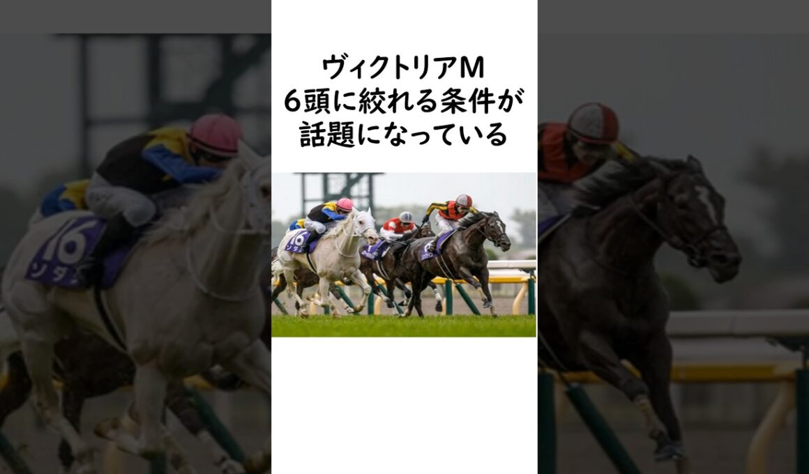 ヴィクトリアマイル2026　買い馬が絞れるデータが話題に #競馬 #競馬予想 #中央競馬予想