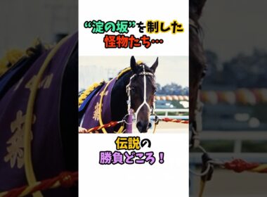 “淀の坂”を制した怪物たち…伝説の勝負どころ！ #競馬 #horse