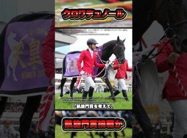 クロワデュノール次走は宝塚記念か凱旋門賞か #shorts #競馬予想 #中央競馬予想 #馬 #クロワデュノール #北村友一 #凱旋門賞 #宝塚記念 #大阪杯 #天皇賞春