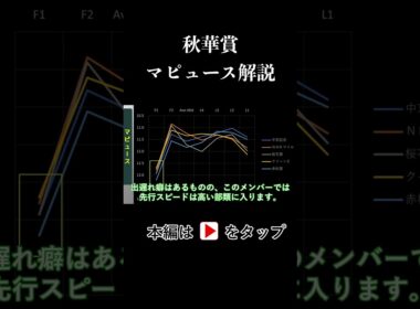 秋華賞 ラップタイム分析【マピュース編】
