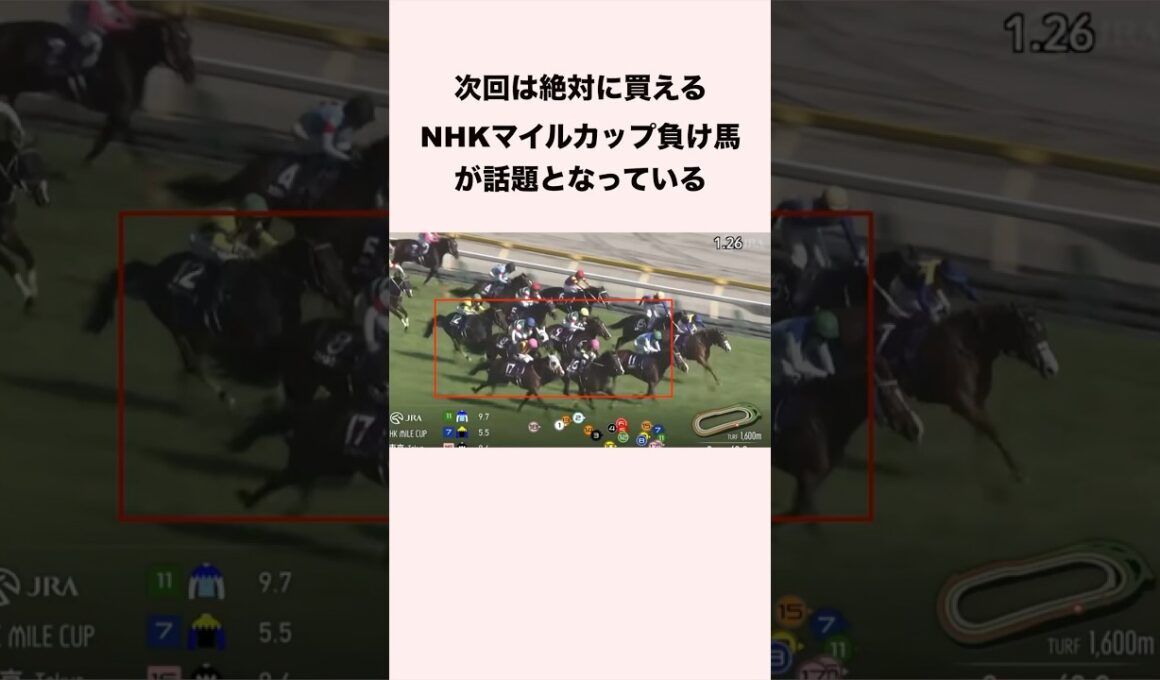 次回は絶対に買えるNHKマイルカップ負け馬が話題となっている #競馬 #競馬予想 #shorts