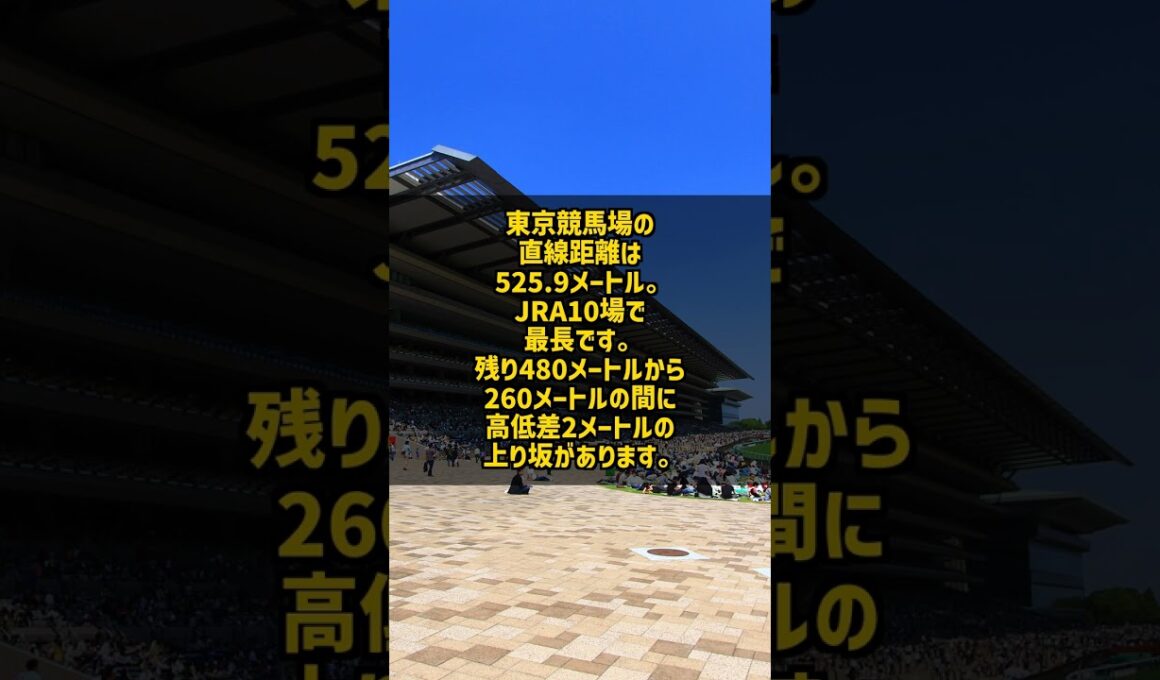 ヴィクトリアマイル コース解説 東京芝1600直線525.9m 牝馬限定GIの舞台と過去10年勝ち時計分布 #Shorts