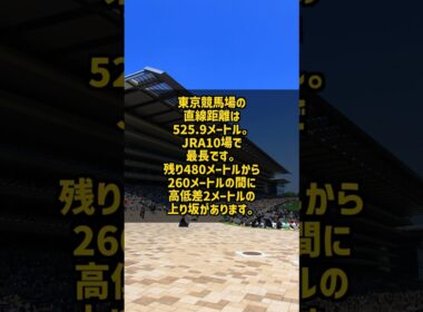 ヴィクトリアマイル コース解説 東京芝1600直線525.9m 牝馬限定GIの舞台と過去10年勝ち時計分布 #Shorts