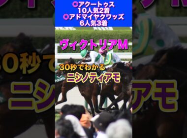【ヴィクトリアマイル2026】30秒でわかるニシノティアモ