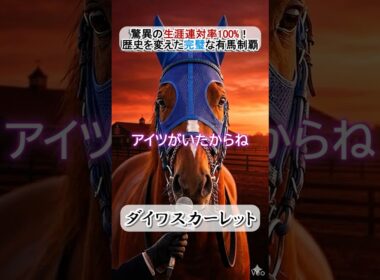 37年ぶりの偉業！ダイワスカーレットが有馬記念で逃げ切った理由 #ダイワスカーレット #競馬 #名馬 #ウマ娘
