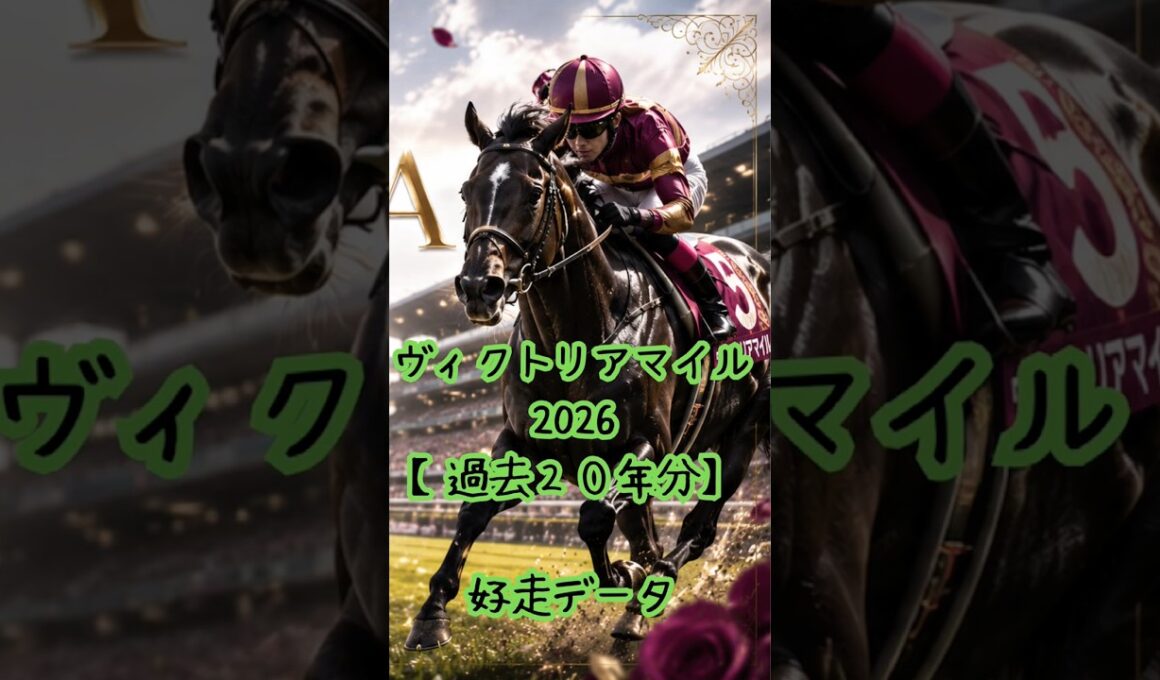 【過去20年分】ヴィクトリアマイル2026【統計データ予想】 #競馬 #ヴィクトリアマイル