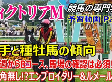【ヴィクトリアマイル2026】予習動画 Part2 エンブロイダリーに死角無し!?ルメール騎手現在6年連続馬券内【競馬の初心者の方にもわかりやすく解説】