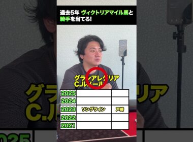 【クイズ】過去5年ヴィクトリアマイル馬とジョッキーを当てろ! #shorts