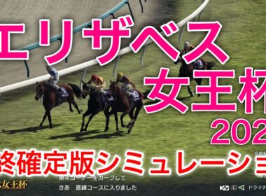 エリザベス女王杯2025 最終確定版シミュレーション 《良馬場4パターン》【 競馬予想 】【 エリザベス女王杯2025予想 】
