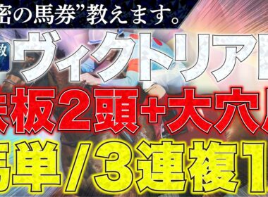 【ヴィクトリアマイル2026 予想】"秘密の馬券"教えます。