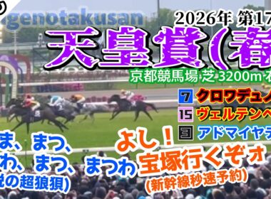 【2cmの明暗】第173回 天皇賞(春)2026現地 枠入り〜写真〜確定まで【写真判定7分30秒】