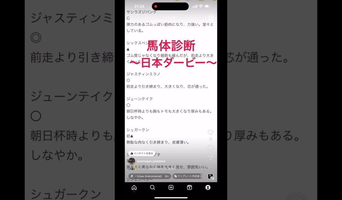 #日本ダービー #東京優駿 #馬体診断 #フォトパドック