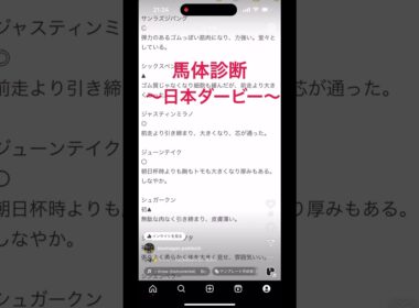 #日本ダービー #東京優駿 #馬体診断 #フォトパドック