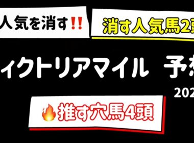 【競馬予想】　ヴィクトリアマイル　予想　2026