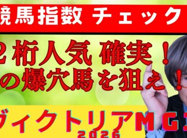 ヴィクトリアマイル２０２６年【予想】軸馬は固い！？競馬指数から導かれた爆穴馬を絡めて勝負する。３着の可能性もある人気馬を横目に左回り巧者がゴールを駆け上がり　目を覚ます！！