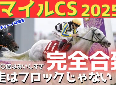 【マイルチャンピオンシップ2025 予想】「この馬」で決まり！2強（ジャンタル・ソウル）を消して狙う、単勝〇〇倍の爆穴候補とは？