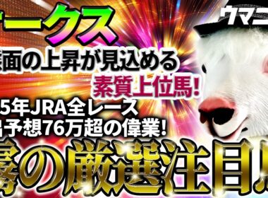 【オークス2026】状態面の上昇が見込める素質上位馬！2025年JRA全レース先出予想76万超のプラス収支を達成！プロ予想MAXランキング1位・霧の厳選注目馬＆評価が難しい馬を特別公開！