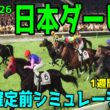 【日本ダービー2026】枠順確定前シミュレーション【1週間前Ver.】3歳牡馬クラシック第2弾！世代頂点！最も運のある馬はどの馬だ！？早速シミュレーションにて予想展望する【競馬予想】【東京優駿】