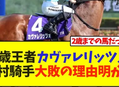【NHKマイルカップ】2歳王者カヴァレリッツォ、西村騎手12着と大敗の理由を明かす