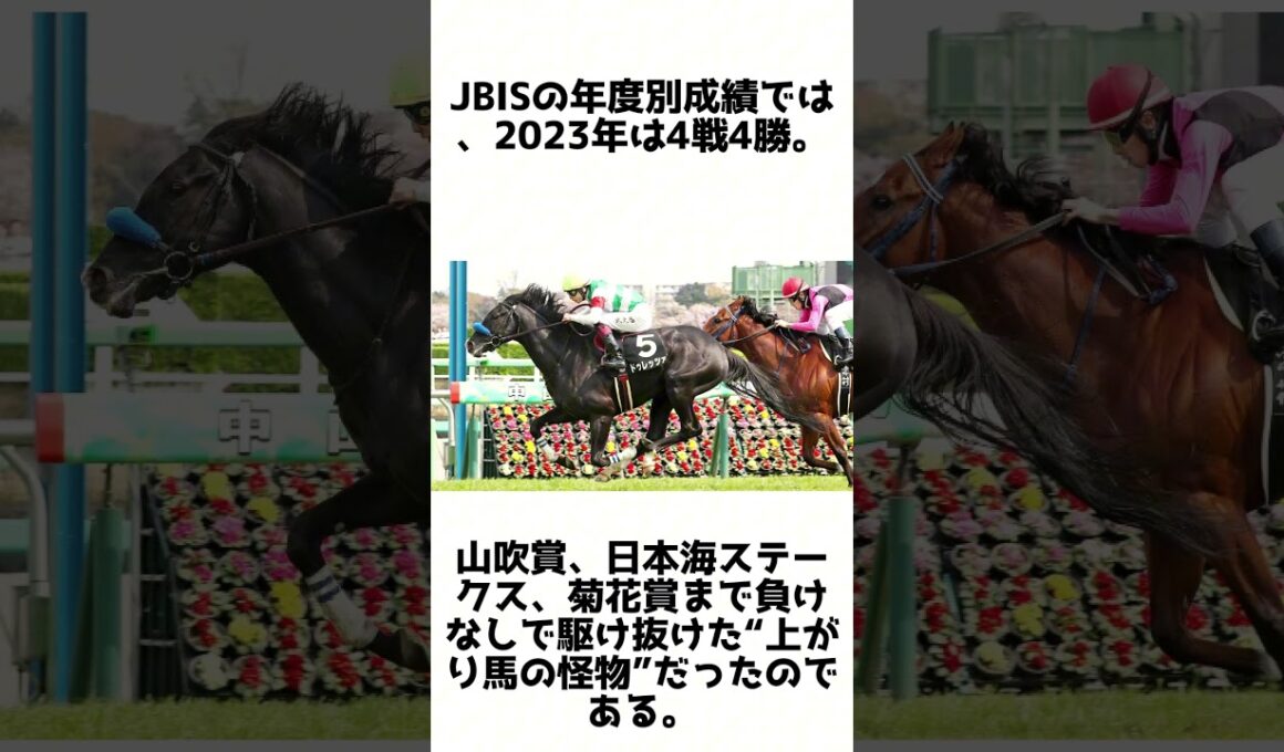 無敗で菊花賞制覇！ドゥレッツァの雑学5選 #競馬 #shorts #1分雑学 #ドゥレッツァ #馬