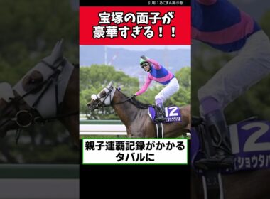 宝塚の面子が豪華すぎる！！【競馬反応集】　＃宝塚記念　＃クロワデュノール　＃メイショウタバル