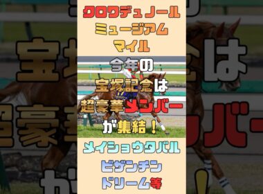 【宝塚記念2026】ビザンチンドリームが宝塚記念で再始動。クロワデュノール、ミュージアムマイルなど超豪華メンバーの一戦に。