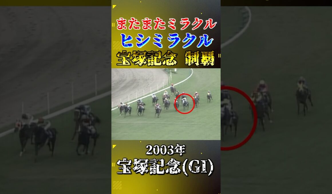 ヒシミラクル【2003年宝塚記念(GI)】#競馬 #shorts #宝塚記念 #ヒシミラクル