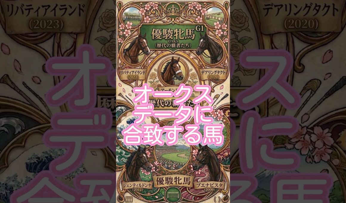 オークス傾向該当馬#競馬 #競馬予想 #オークス #優駿牝馬 #shortsvideo #shortvideo #shorts #short #武豊 #スターアニス #アランカール #ルメール