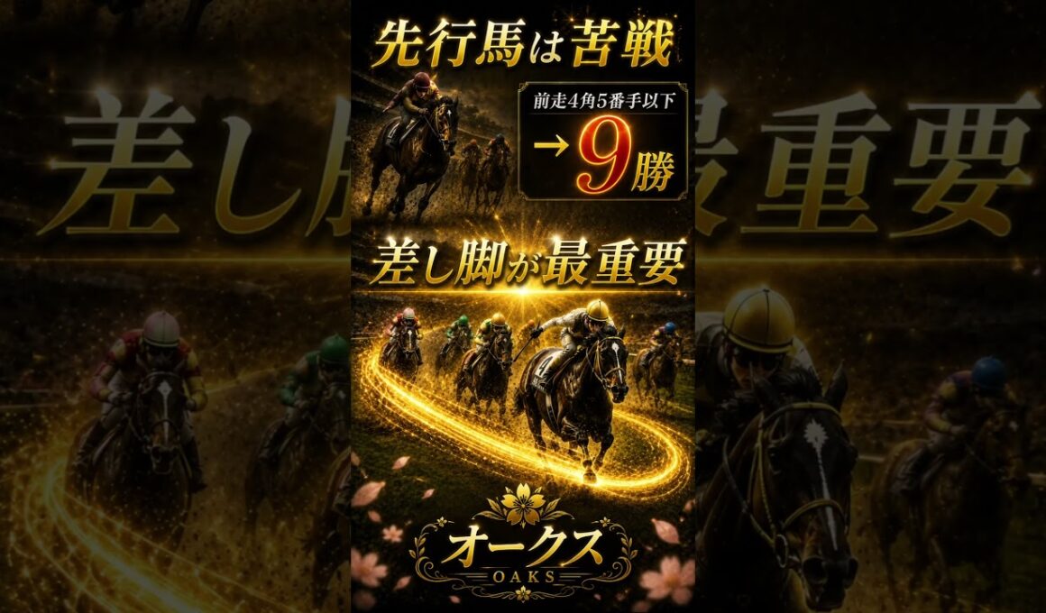 「オークスは“桜花賞差し馬”を買え。勝ち馬データ完全公開」 #オークス #競馬予想 #データ分析