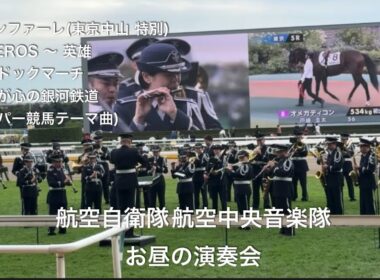 第172回天皇賞(秋) 航空中央音楽隊 お昼の演奏会  令和7年