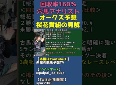 3歳牝馬クラシック路線は桜花賞組が強い【オークス前哨戦トライアル比較】 #shorts
