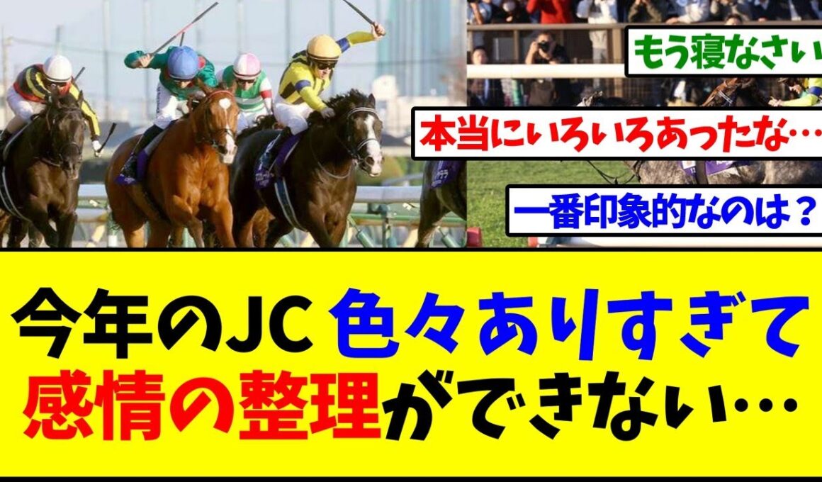 【ジャパンカップ2025】今年のJC、色々ありすぎて感情の整理ができない…【反応集】