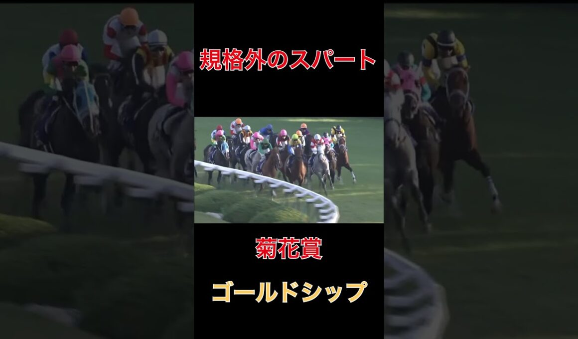 規格外のスパート、ゴールドシップ【菊花賞】#馬券#予想#競馬#名馬
