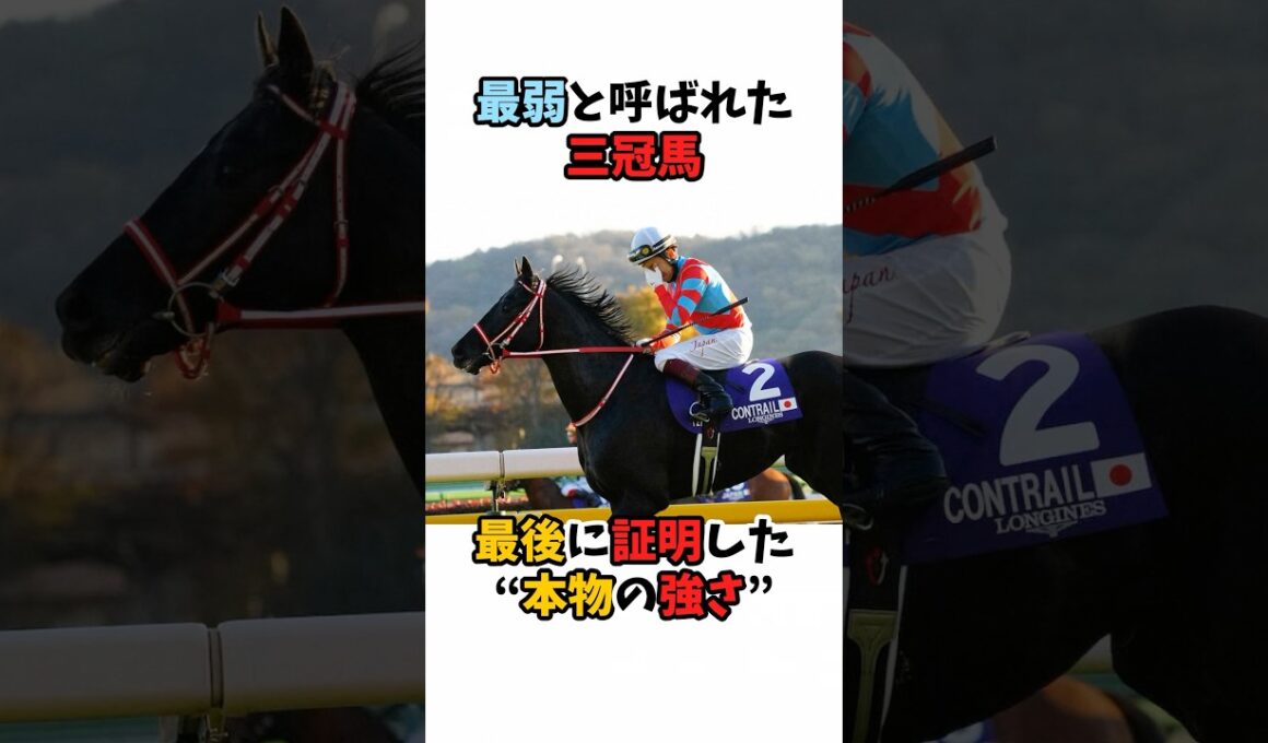 最弱と呼ばれた三冠馬最後に証明した"本物の強さ"#競馬 #horse