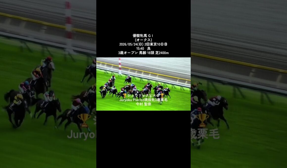 優駿牝馬 G I(オークス)2026/05/24(日) #競馬 #競馬予想 #今村聖奈 #優駿牝馬 #流行り