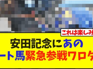 安田記念にあのダート馬が緊急参戦ワロタw【競馬】