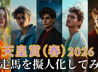 【天皇賞春2026】出走馬を擬人化してみた
