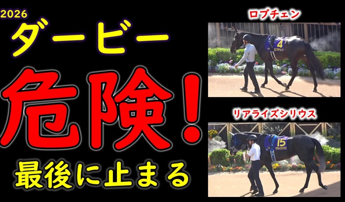 【日本ダービー2026】本命が最後に止まる｜人気馬同士が壊し合う東京2400m“不安材料”を徹底考察