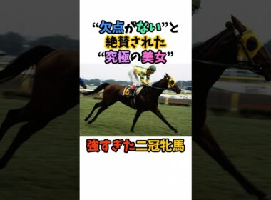 “欠点がない”と絶賛された“究極の美女” 強すぎた二冠牝馬 #競馬 #horse